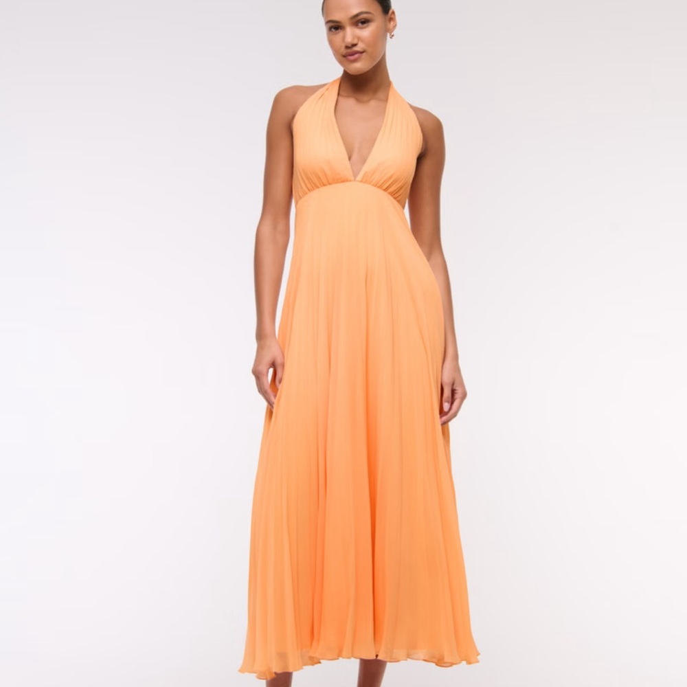 Abercrombie & Fitch Orange Maxi Dress